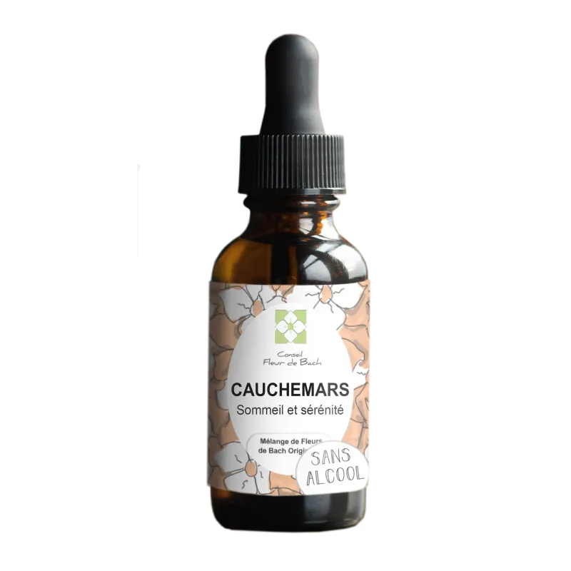 Mélange Fleurs de Bach®  Cauchemars pour apaiser vos angoisses nocturnes