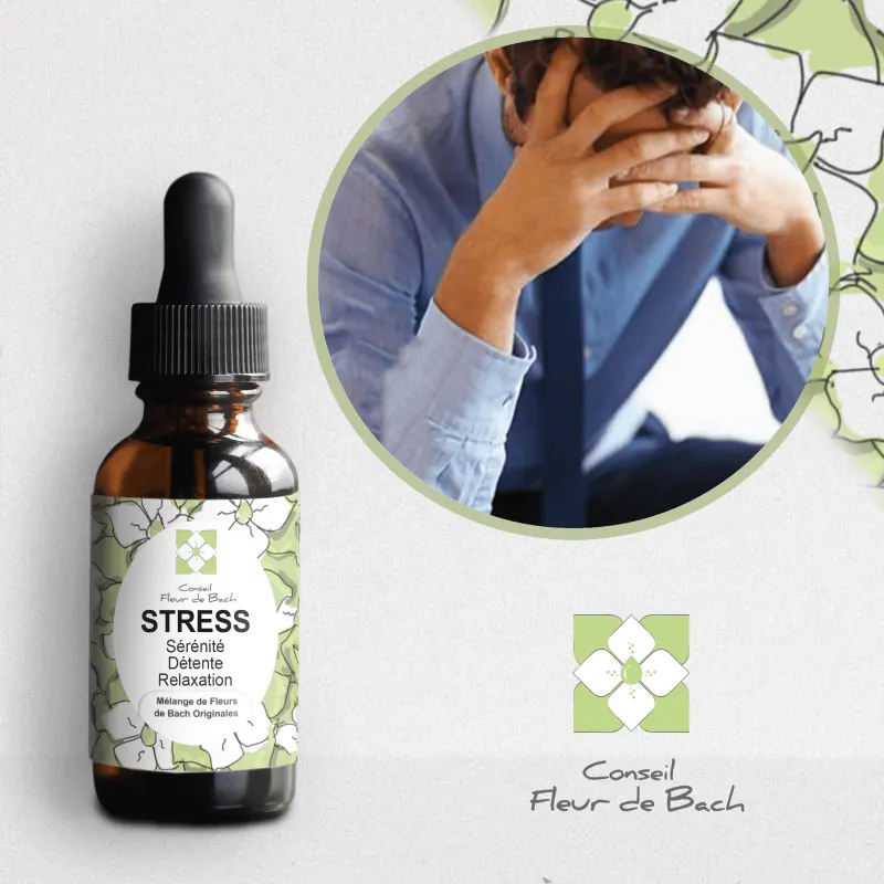 Fleur de Bach Stress- Apaisez et gérez votre stress naturellement
