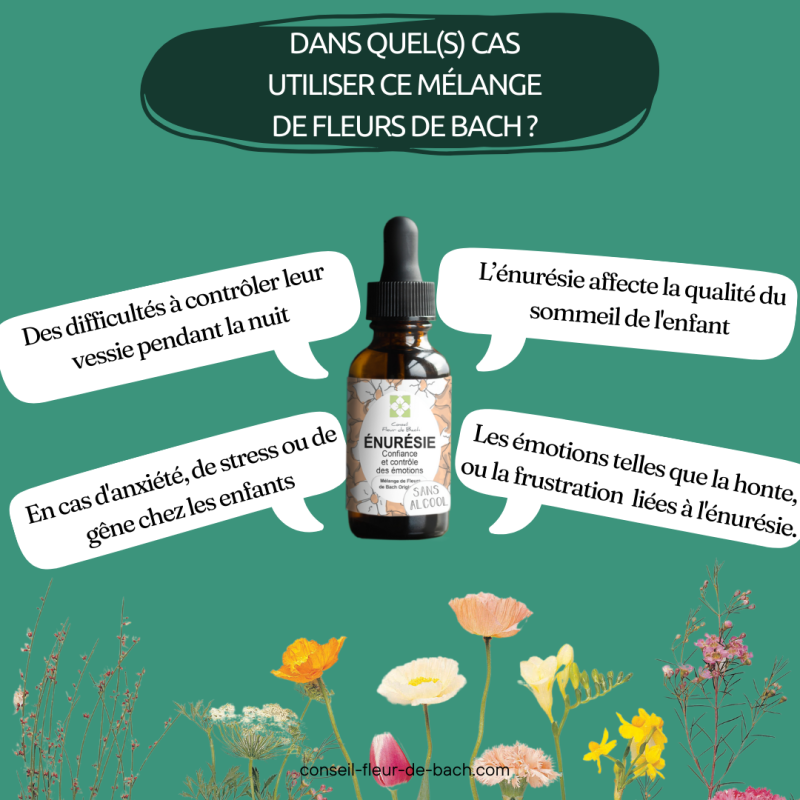 Mélange Fleurs de Bach® Original - « Énurésie » (pipi au lit) pour enfant - Sans alcool