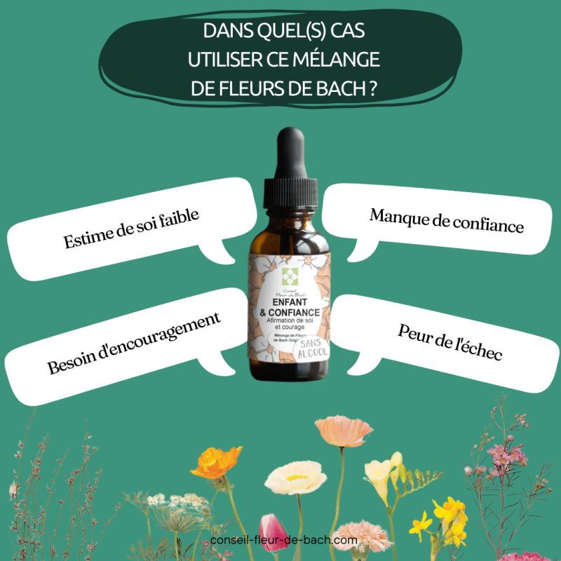 Mélange Fleurs de Bach® Original - Confiance en soi pour enfant (sans alcool) : Redonne force et assurance à votre enfant