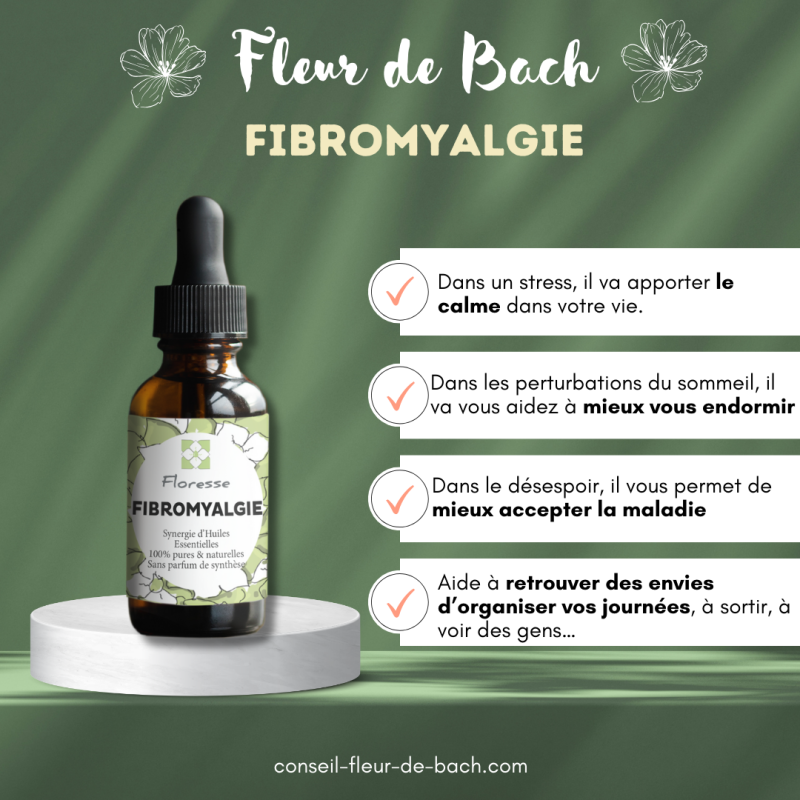 Fleurs de Bach produits naturels pour vous soutenir en cas de Fibromyalgie