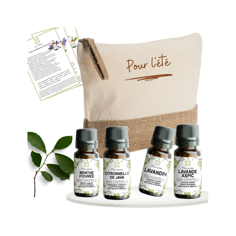 Trousse Spéciale ETE: 4 Huiles essentielles