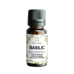 Huile Essentielle de Basilic -100% Pure, Naturelle, Intégrale.
