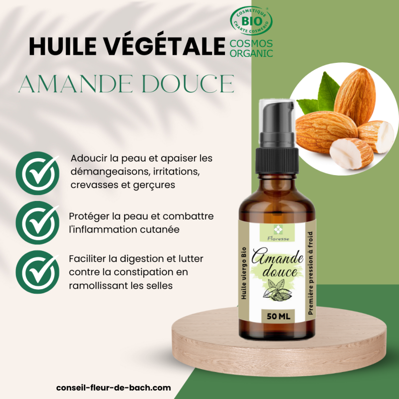 Huile Végétale d'Amande douce BIO