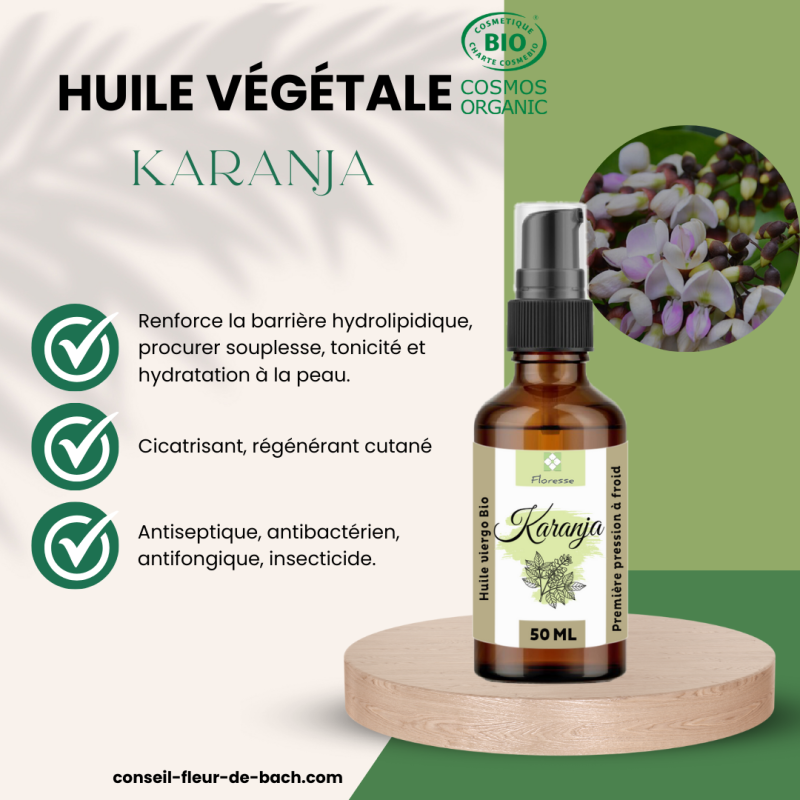 Huile Végétale de Karanja BIO