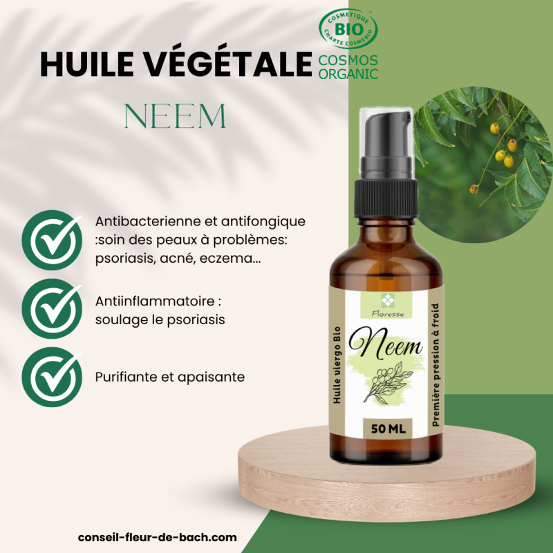 Huile Végétale de NEEM BIO