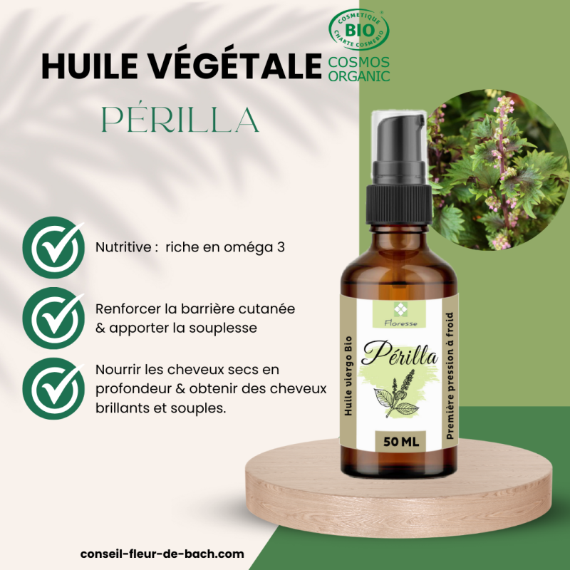 Huile Végétale de PERILLA BIO