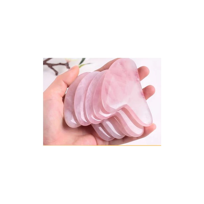 GUA SHA VISAGE - QUARTZ ROSE