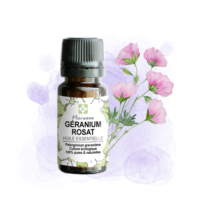 Huile Essentielle de GERANIUM ROSAT