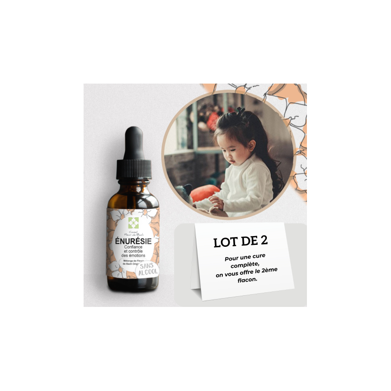 Mélange Fleurs de Bach® Original - « Énurésie » (pipi au lit) pour enfant - Sans alcool
