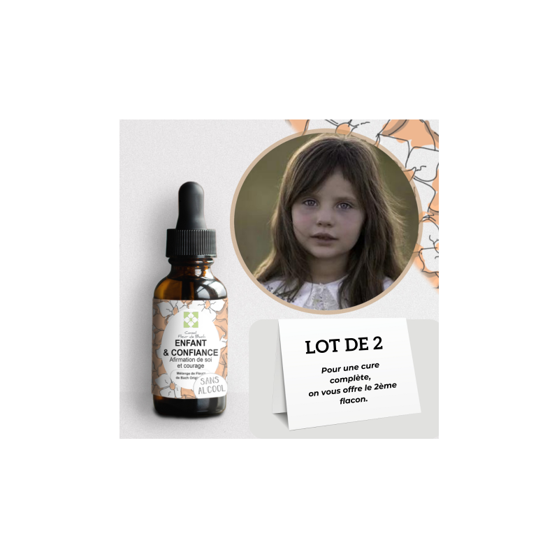 Mélange Fleurs de Bach® Original - Confiance en soi pour enfant (sans alcool) : Redonne force et assurance à votre enfant
