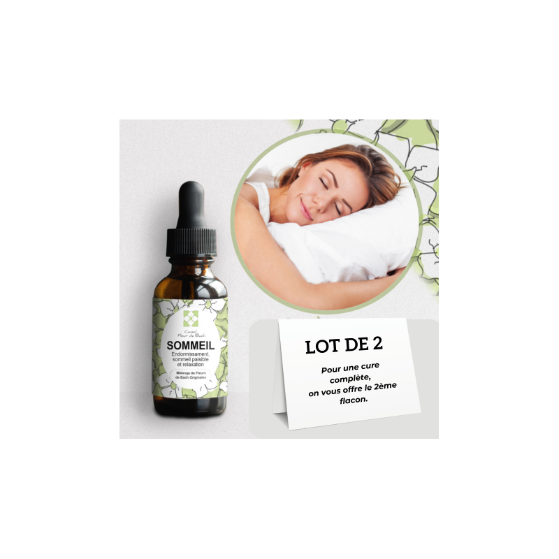 Fleurs de Bach Sommeil pour en finir avec les Insomnies et les Nuits Agités