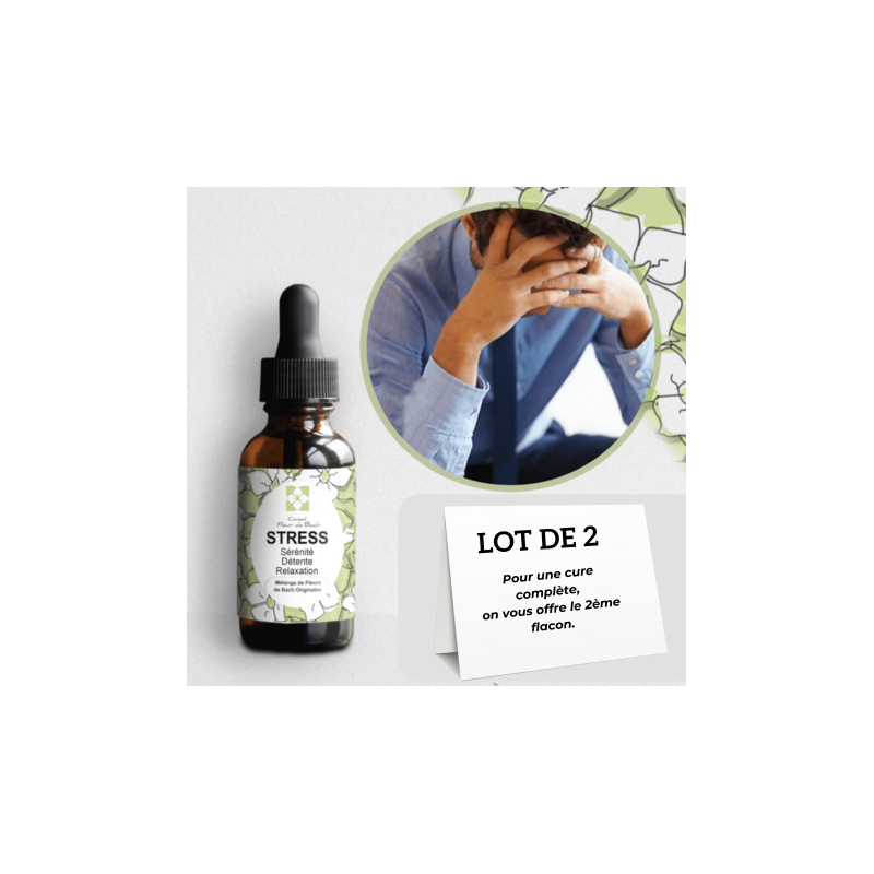 Fleur de Bach Stress- Apaisez et gérez votre stress naturellement