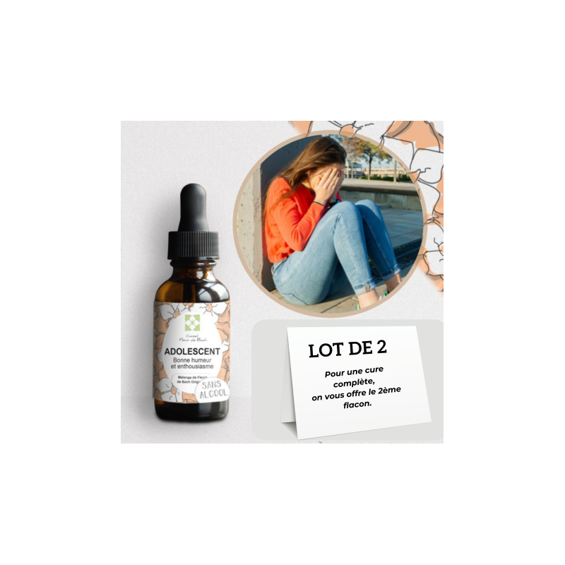 Fleur de Bach Adolescent pour Aider les jeunes dans leurs transitions