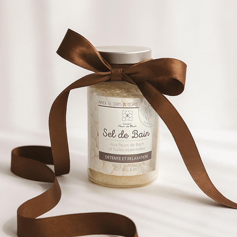 Sel de bain aux fleurs de Bach et aux Huiles essentielles - Detente et Relaxation BIO