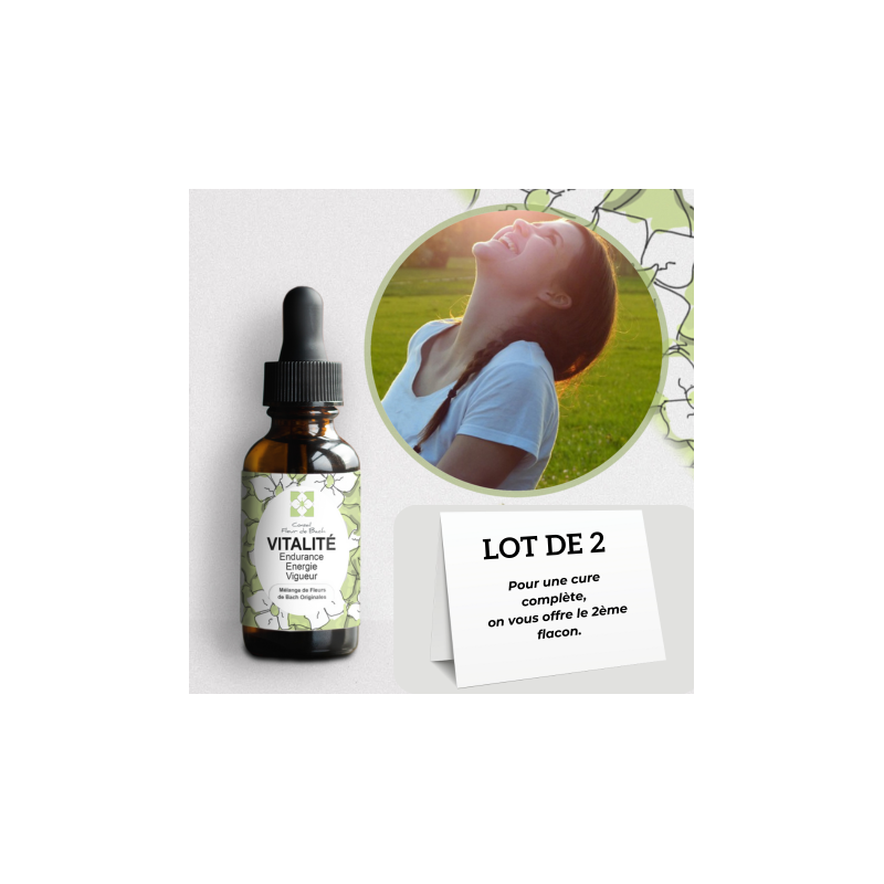 Retrouvez booster l'énergie nécessaire avec les Fleurs de Bach Energie