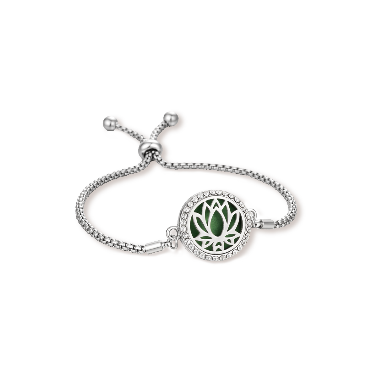 Bracelet Diffuseur d'huiles essentielles - Lotus