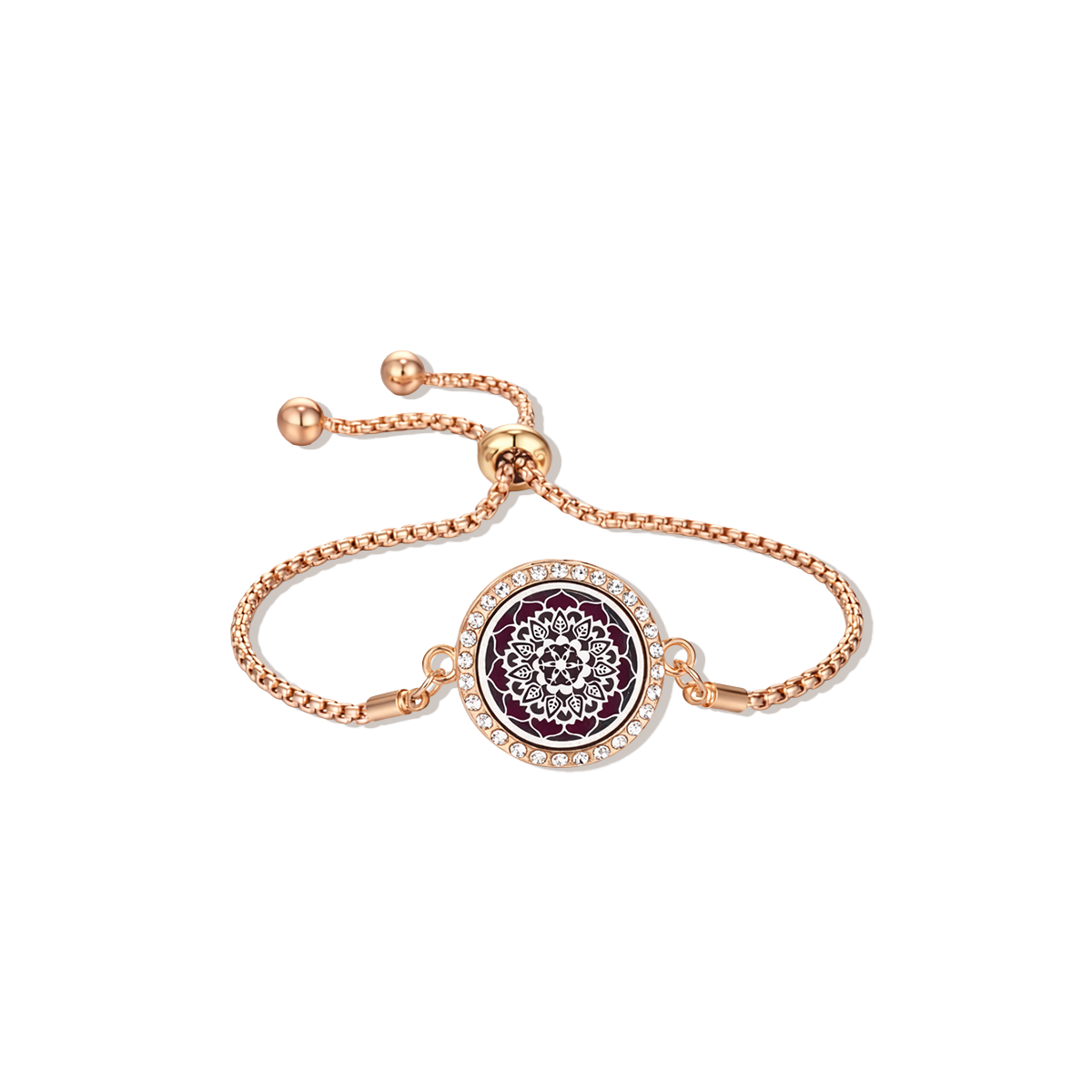 Bracelet Diffuseur d'huiles essentielles - Lotus