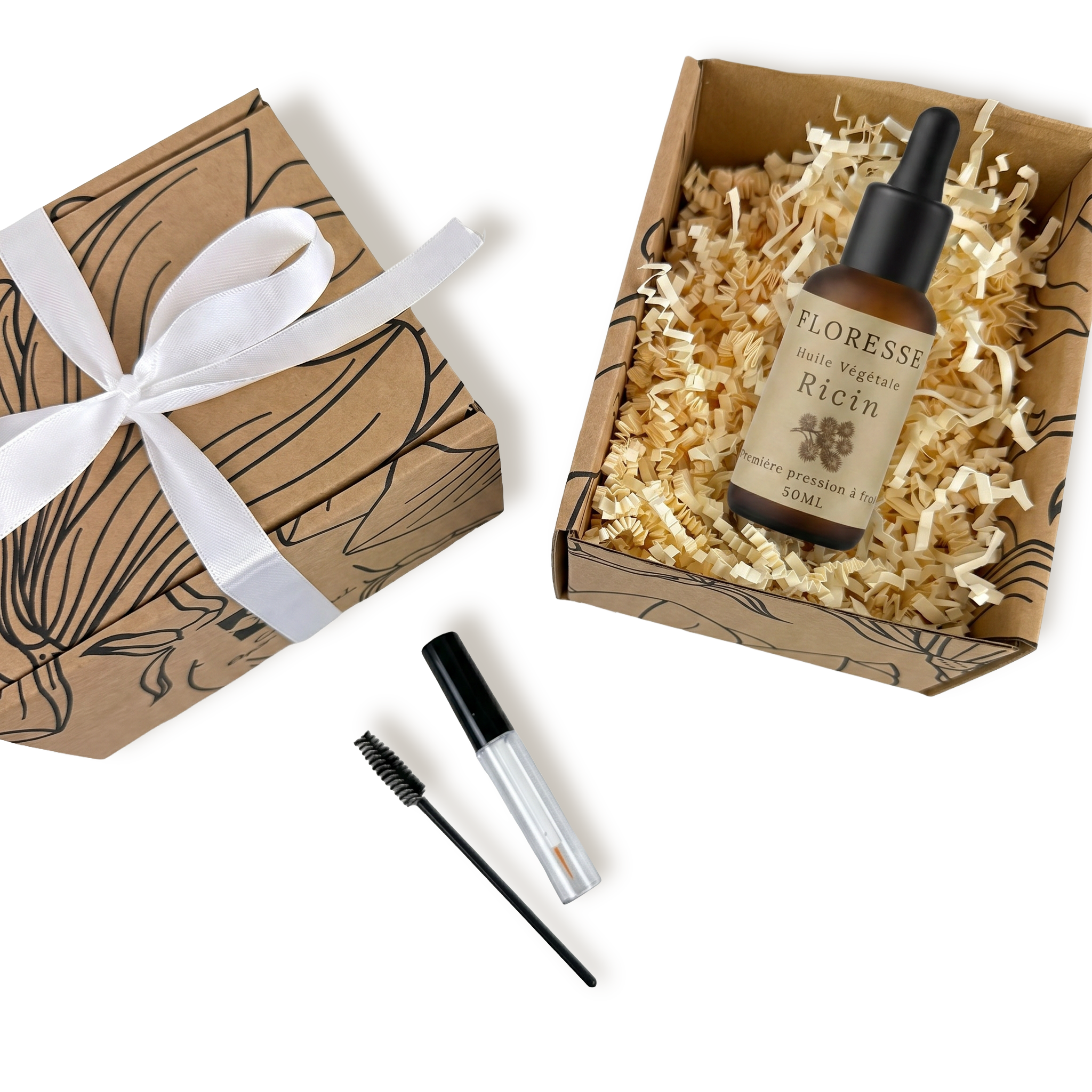 SET DE REGALO DE ACEITE DE RICINO ORGÁNICO
