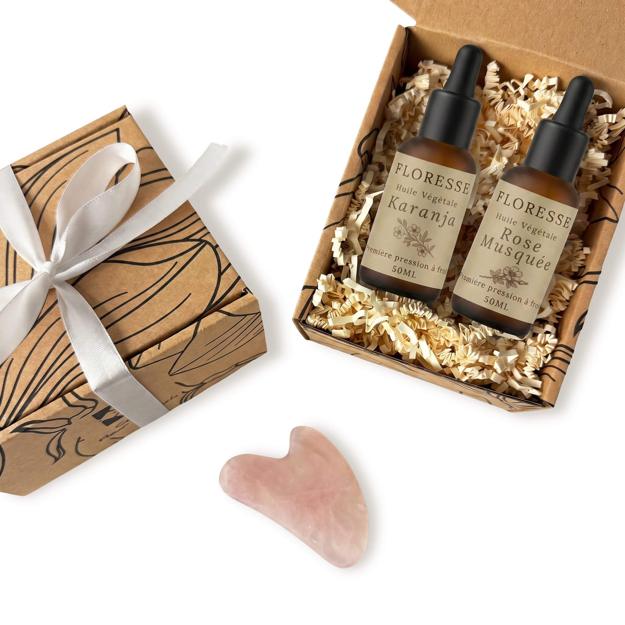 PIEL LUMINOSA - DÚO ACEITES VEGETALES + GUA SHA