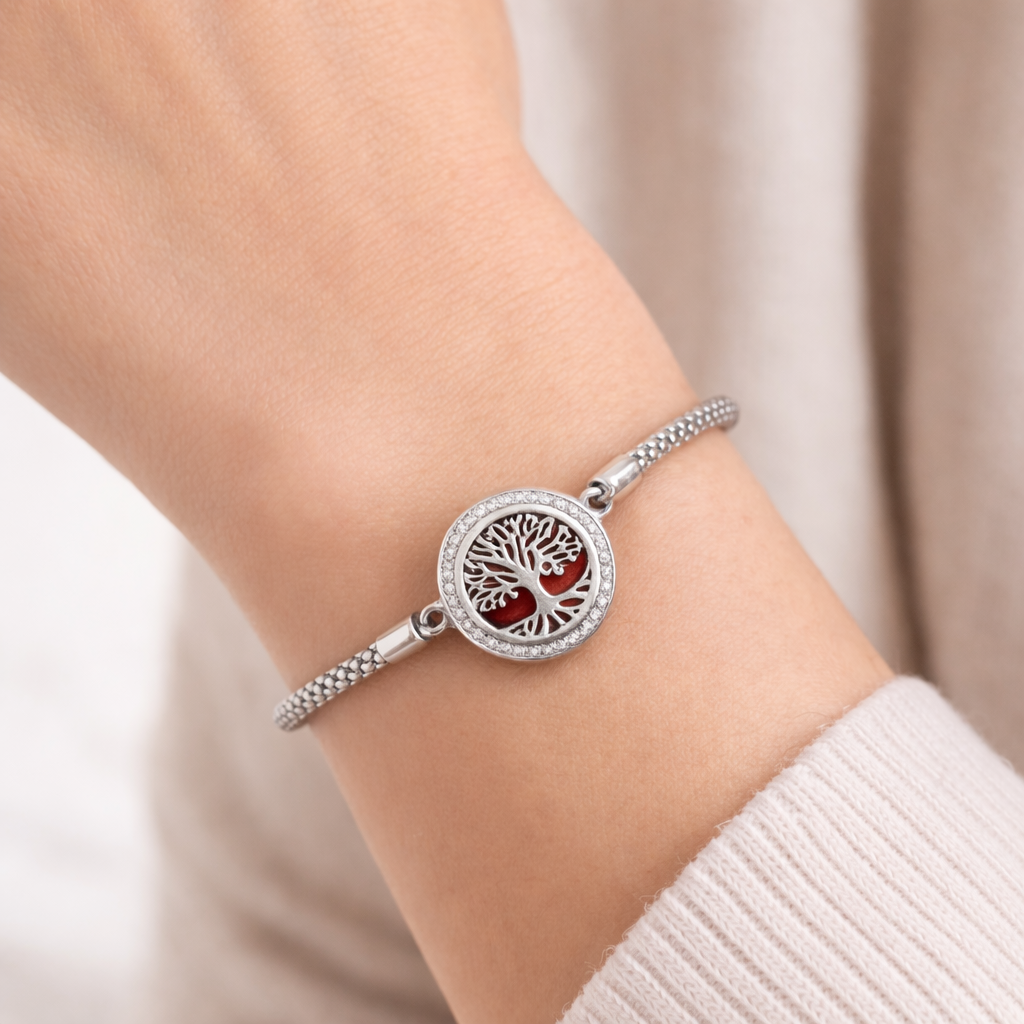 Bracelet Diffuseur d'huiles essentielles - Lotus