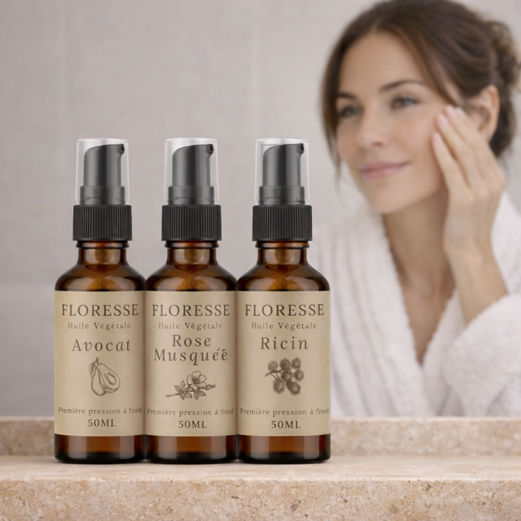 SET ANTIARRUGAS - TRÍO DE ACEITES VEGETALES + GUA SHA