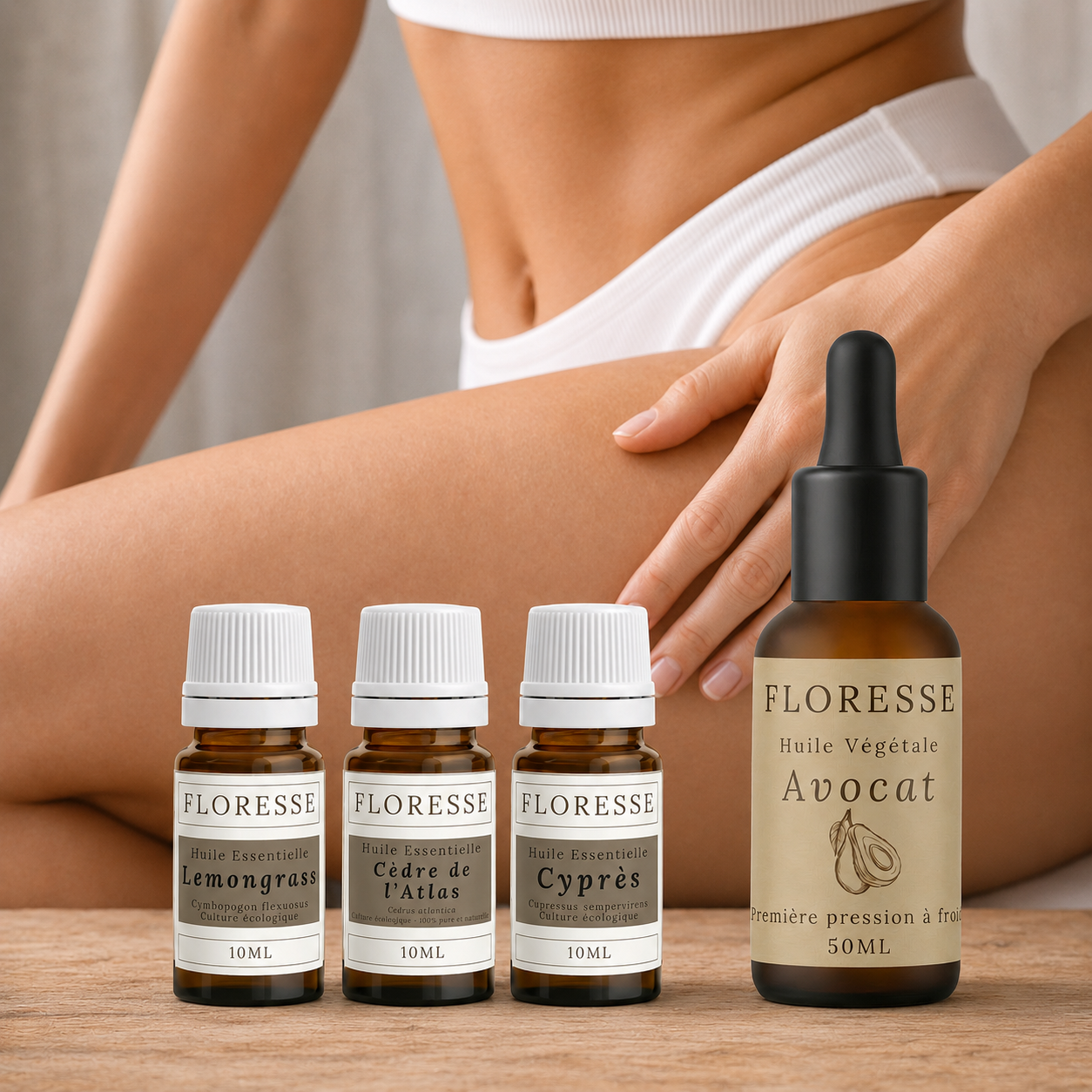 Trousse Minceur "Stop cellulite" Huiles essentielles