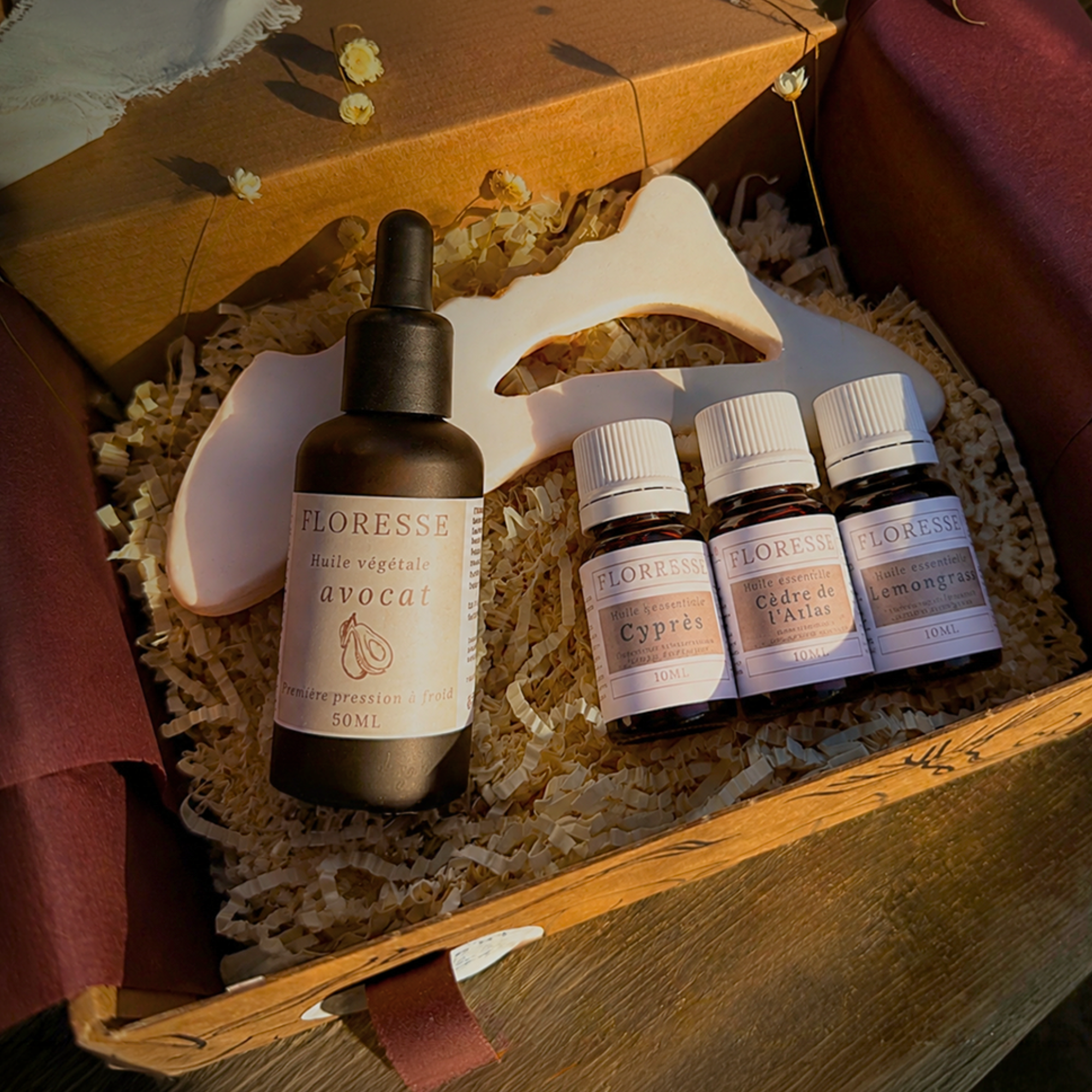 Coffret Cellulite – Rituel Massage & Fermeté avec Gua Sha