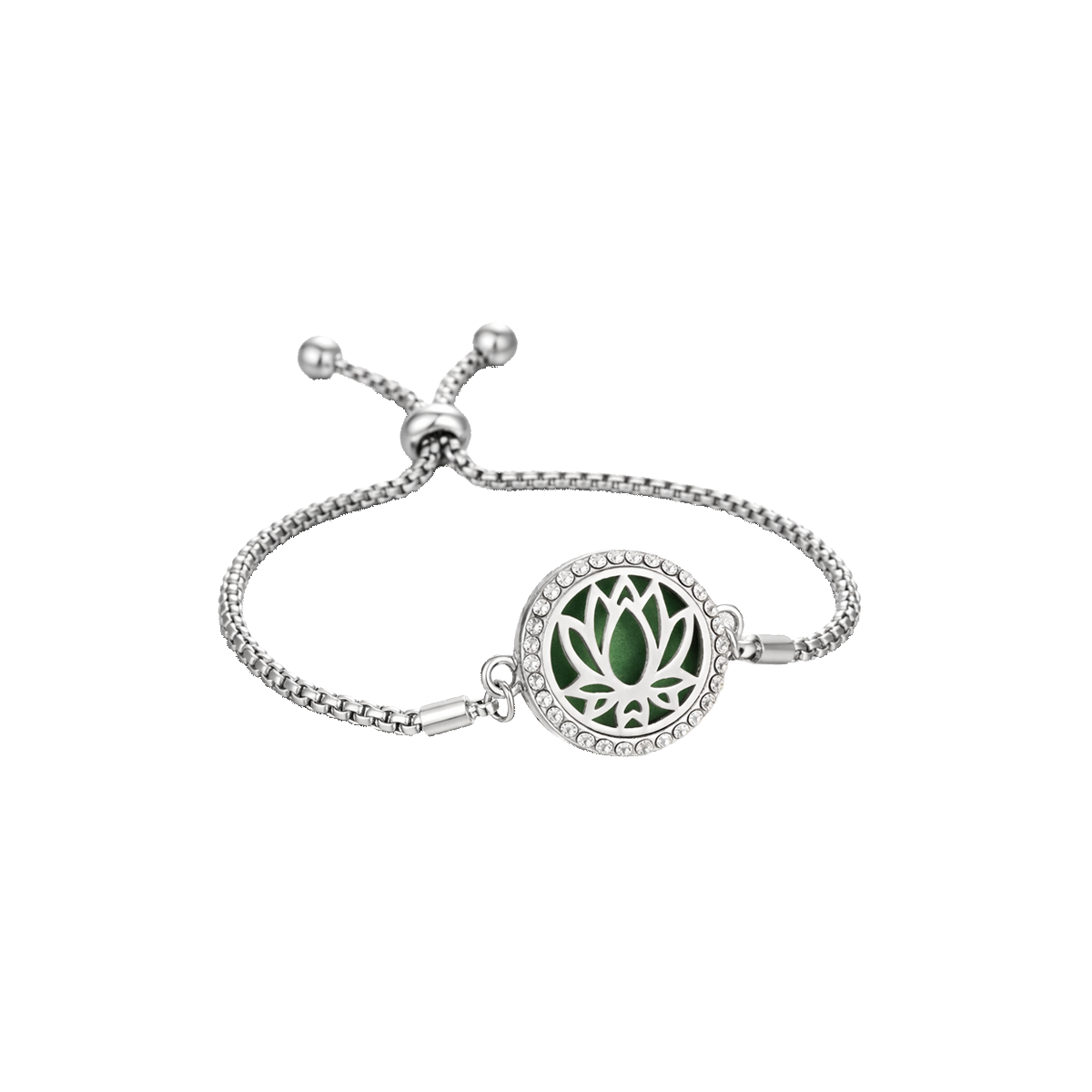 Bracelet Diffuseur d'huiles essentielles - Lotus