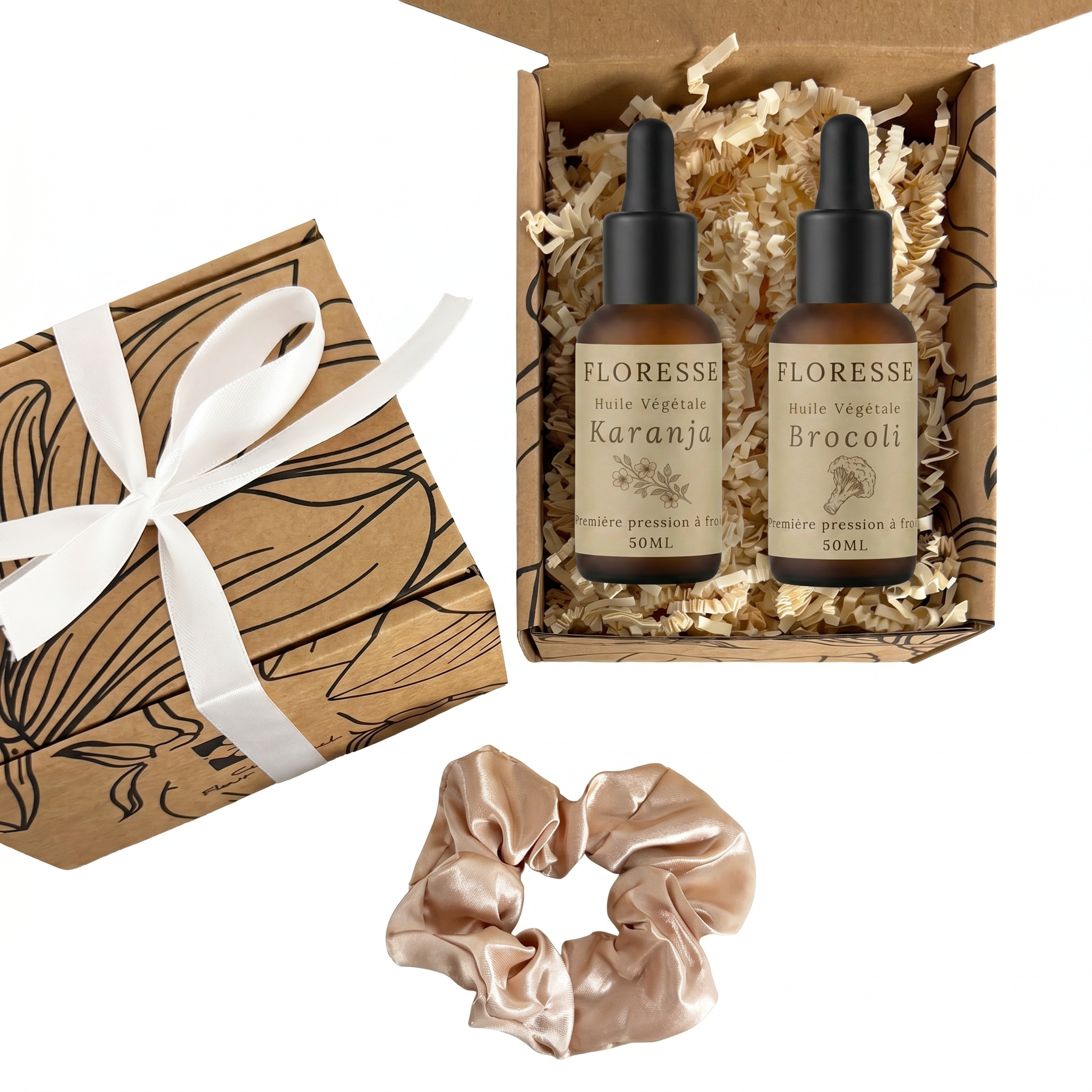 Coffret Cheveux Éclatants – Duo Huiles Végétales Karanja & Brocoli