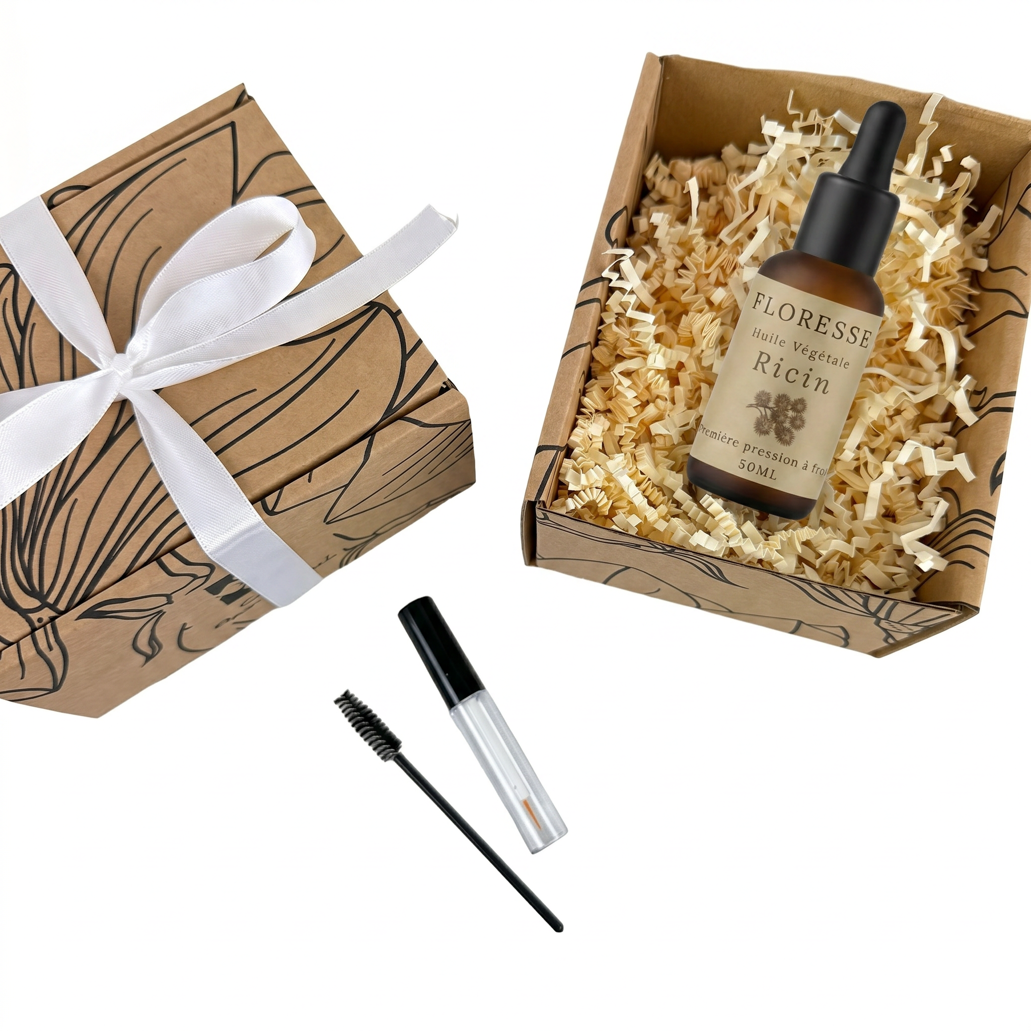 SET DE REGALO DE ACEITE DE RICINO ORGÁNICO