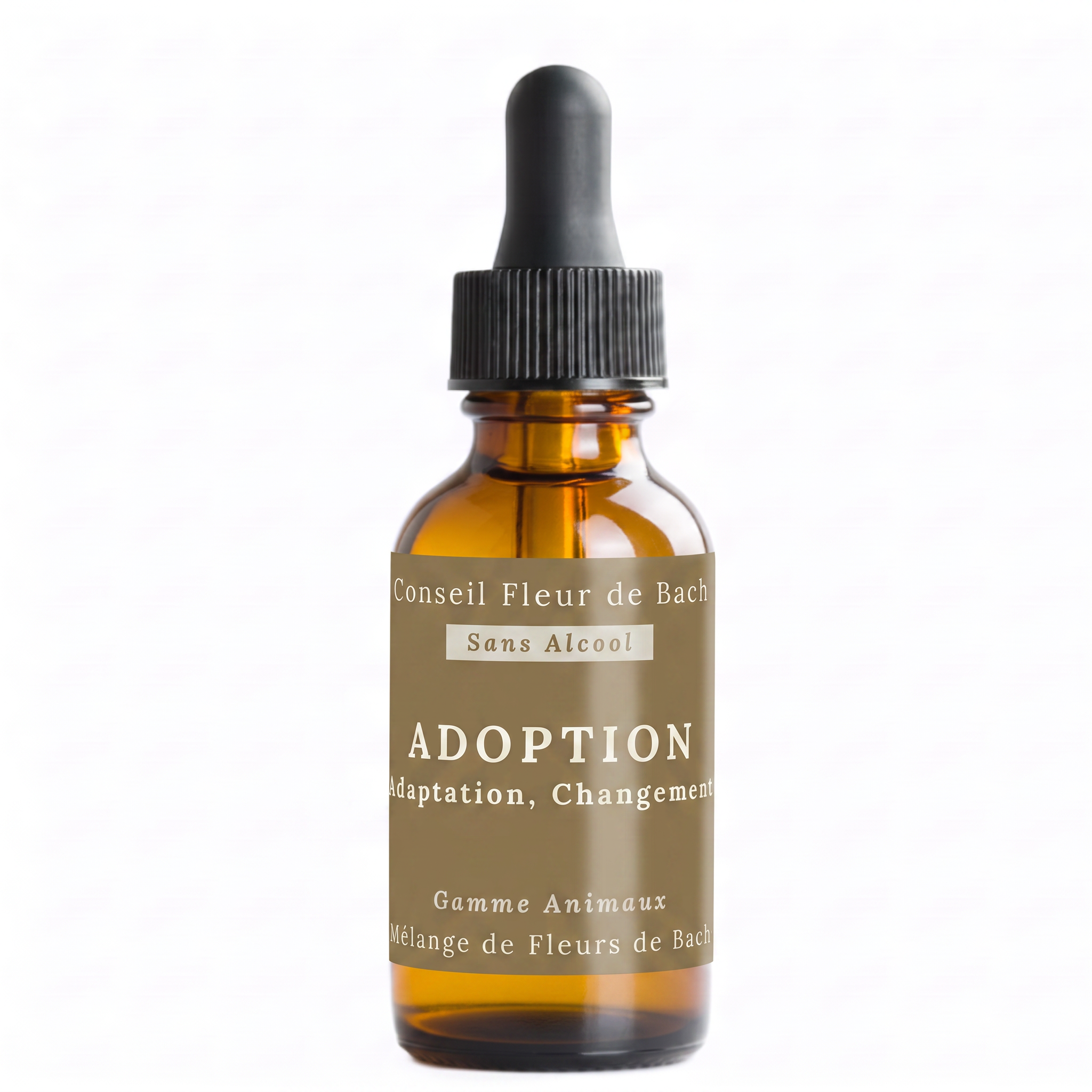 Fleurs de Bach Animaux et Adoption Sans Alcool