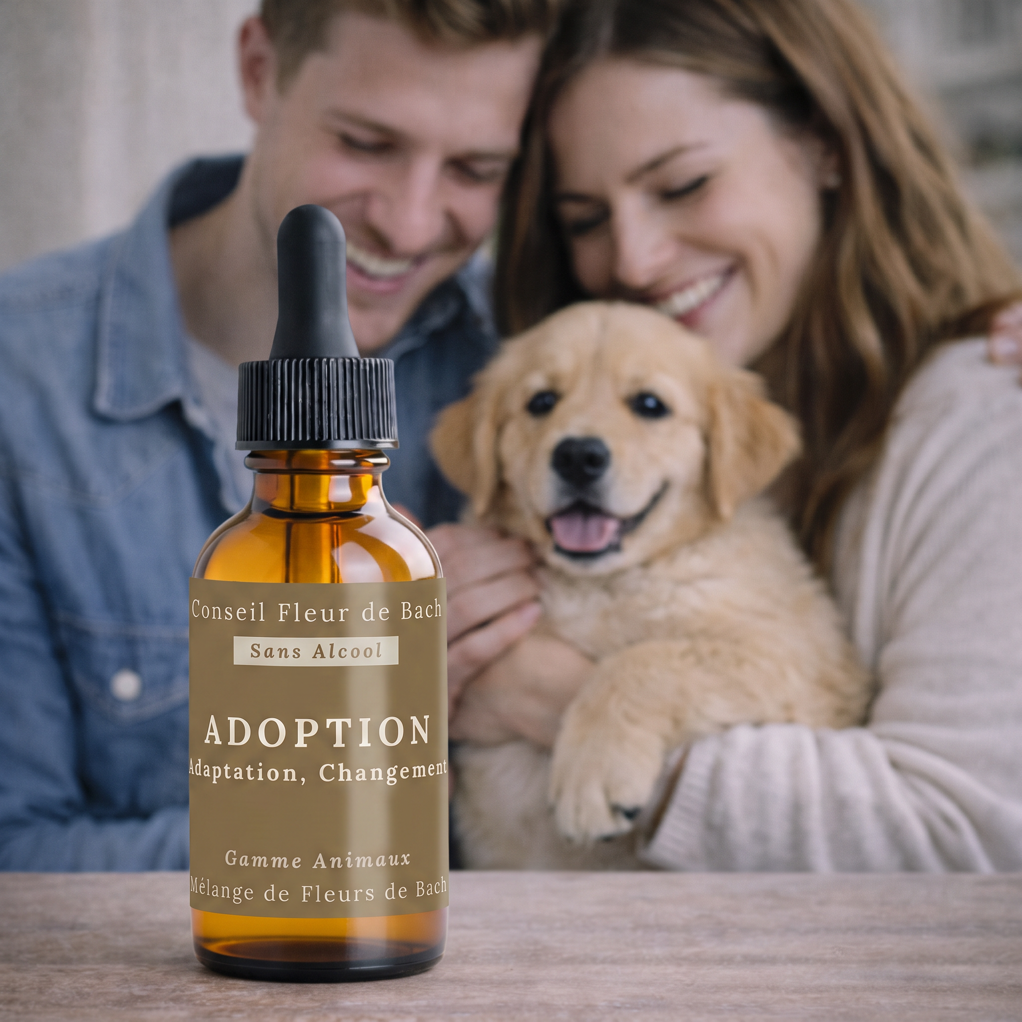 Fleurs de Bach Animaux et Adoption Sans Alcool