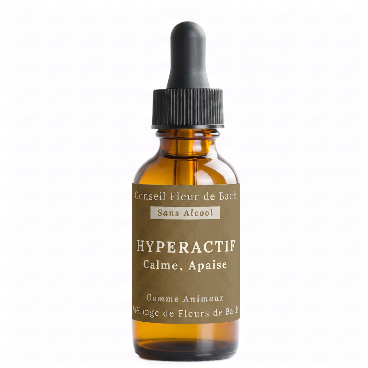 Remedios florales de Bach para animales hiperactivos - Sin alcohol