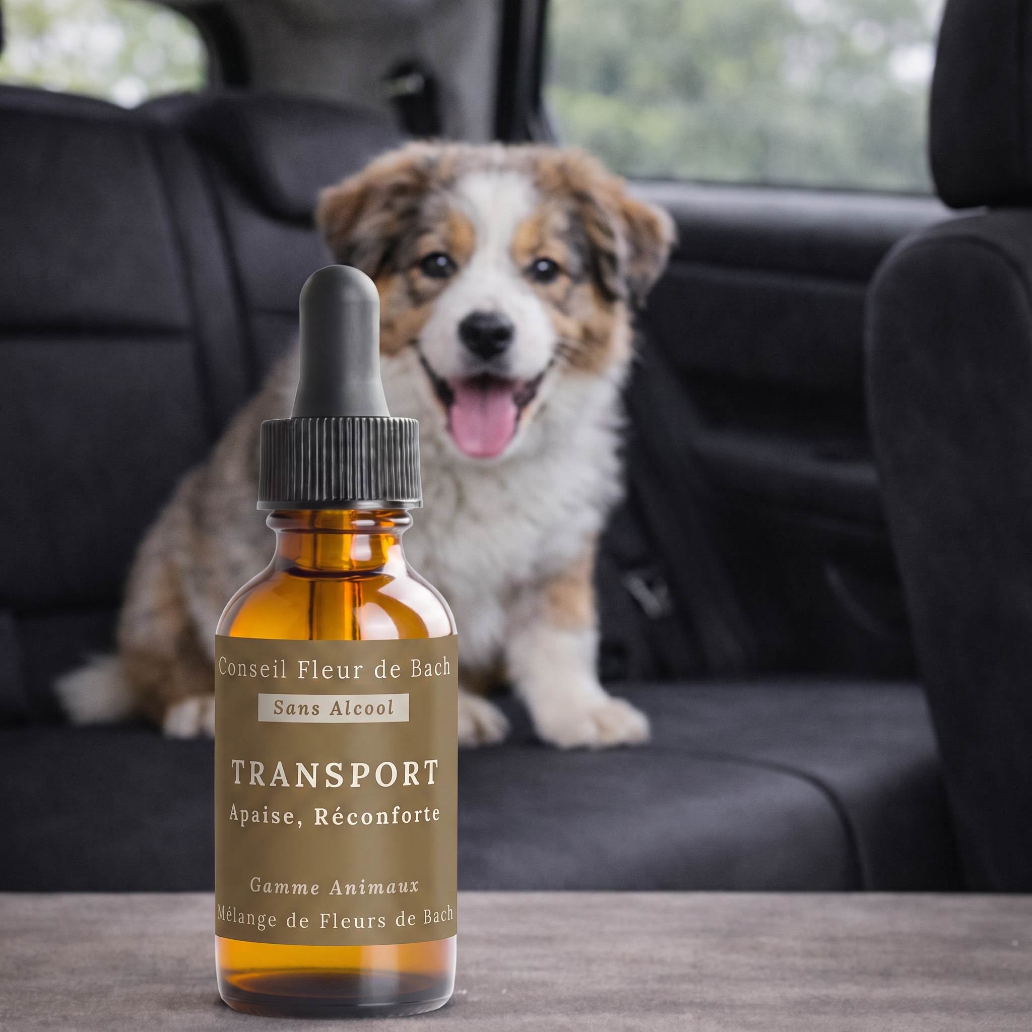 Fleurs de Bach Mal des transports chez l'animal - Sans alcool