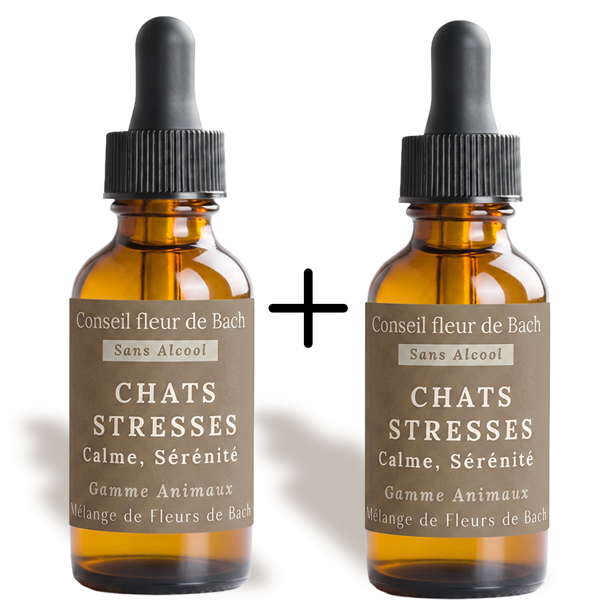 Remedios florales de Bach para gatos estresados ​​- Sin alcohol