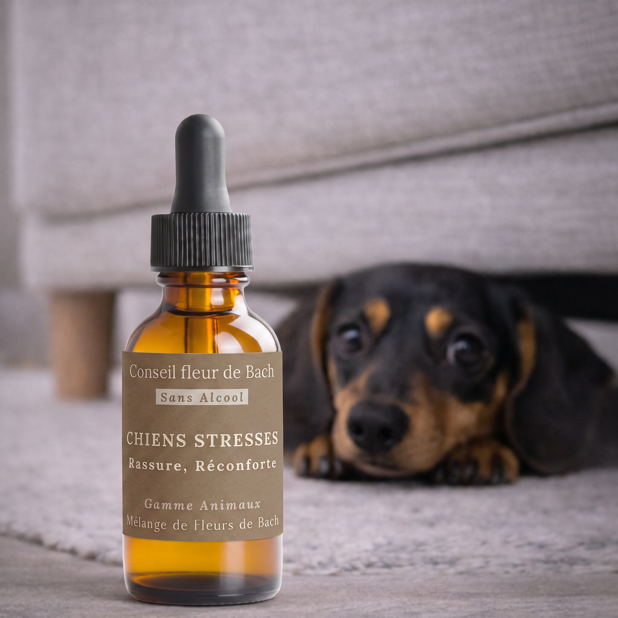 Remedios florales de Bach para perros estresados ​​- Sin alcohol