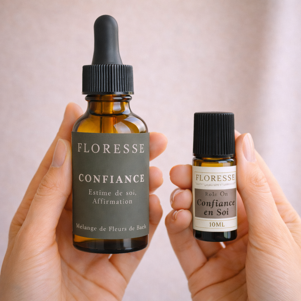 Duo CONFIANCE EN SOI Fleurs de Bach et Huiles Essentielles