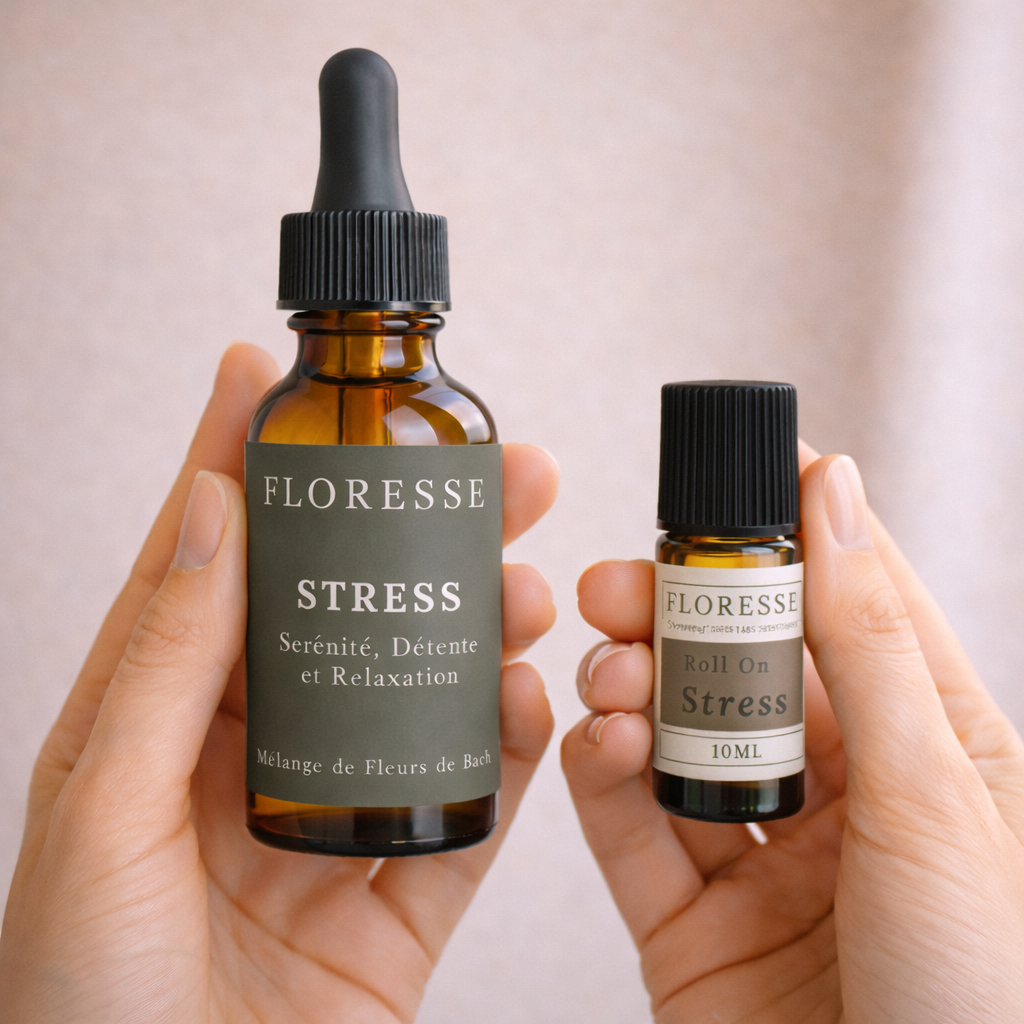 Duo STRESS Fleurs de Bach et Huiles Essentielles