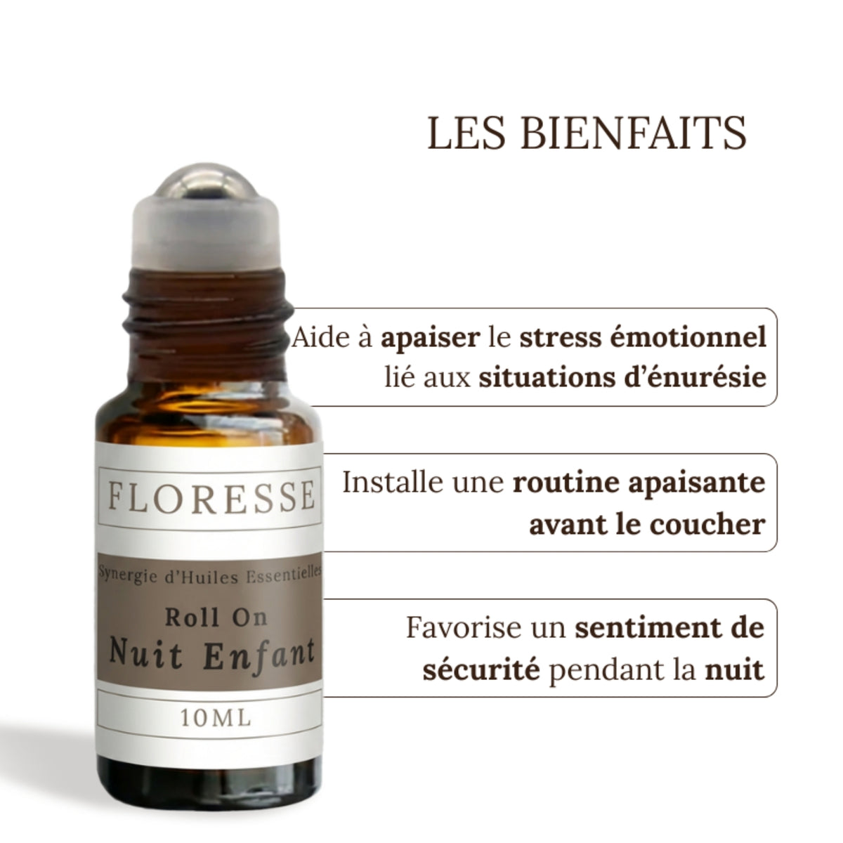 ÉNURÉSIE - Mélange d'Huiles essentielles - 10 ML - NUIT ENFANT