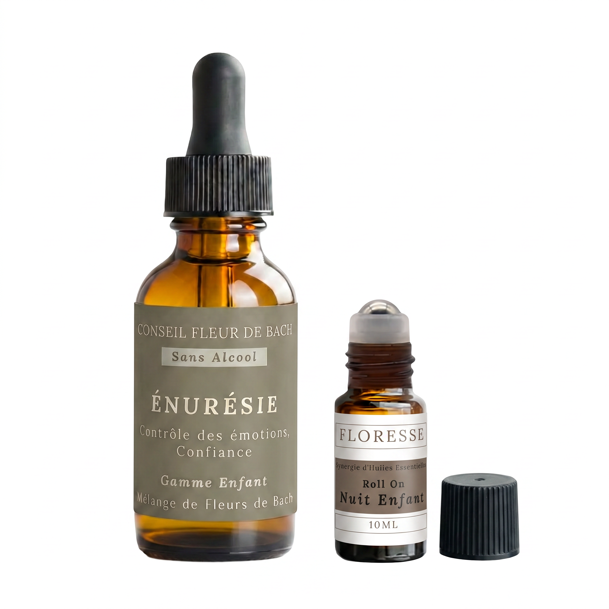 Duo ÉNURÉSIE Fleurs de Bach et Huiles Essentielles