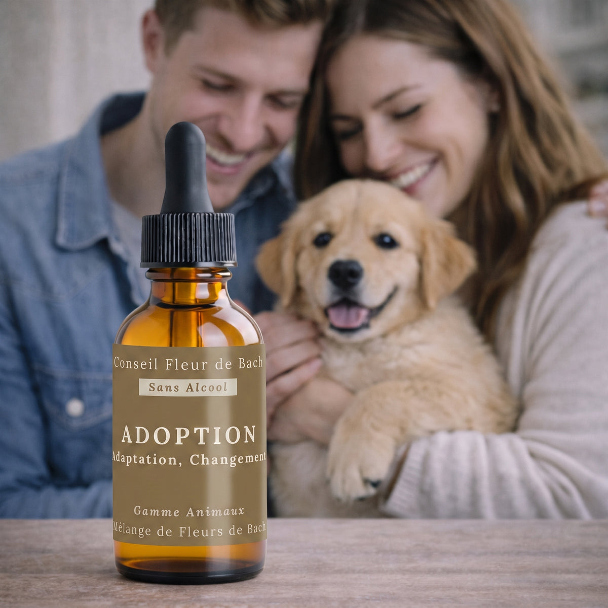 Fleurs de Bach Animaux et Adoption Sans Alcool