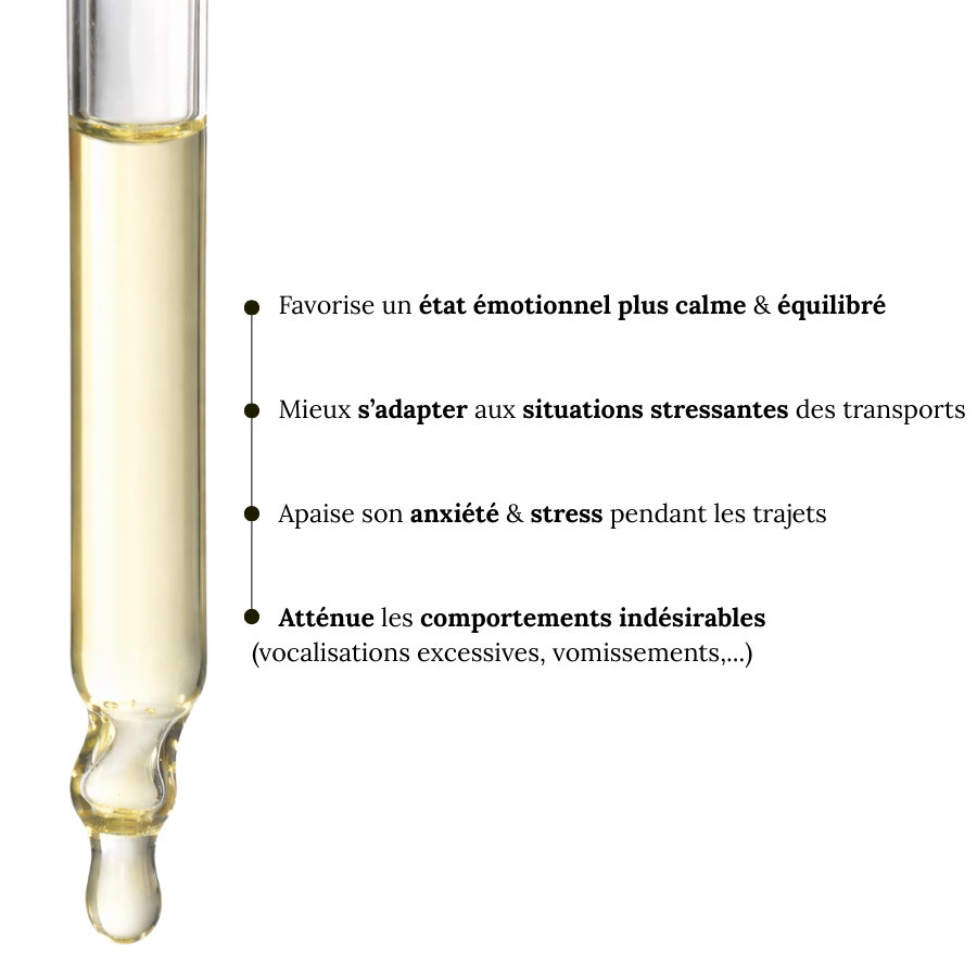 Fleurs de Bach Mal des transports chez l'animal - Sans alcool