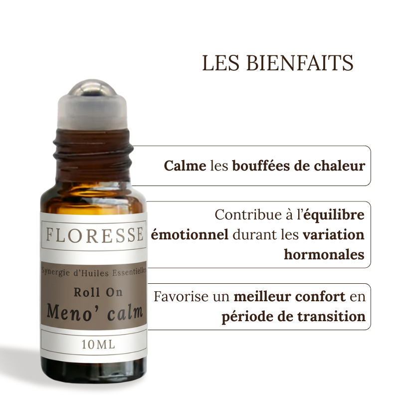 MENO'CALM - Mélange d'Huiles essentielles - Roll-on - 10 ML