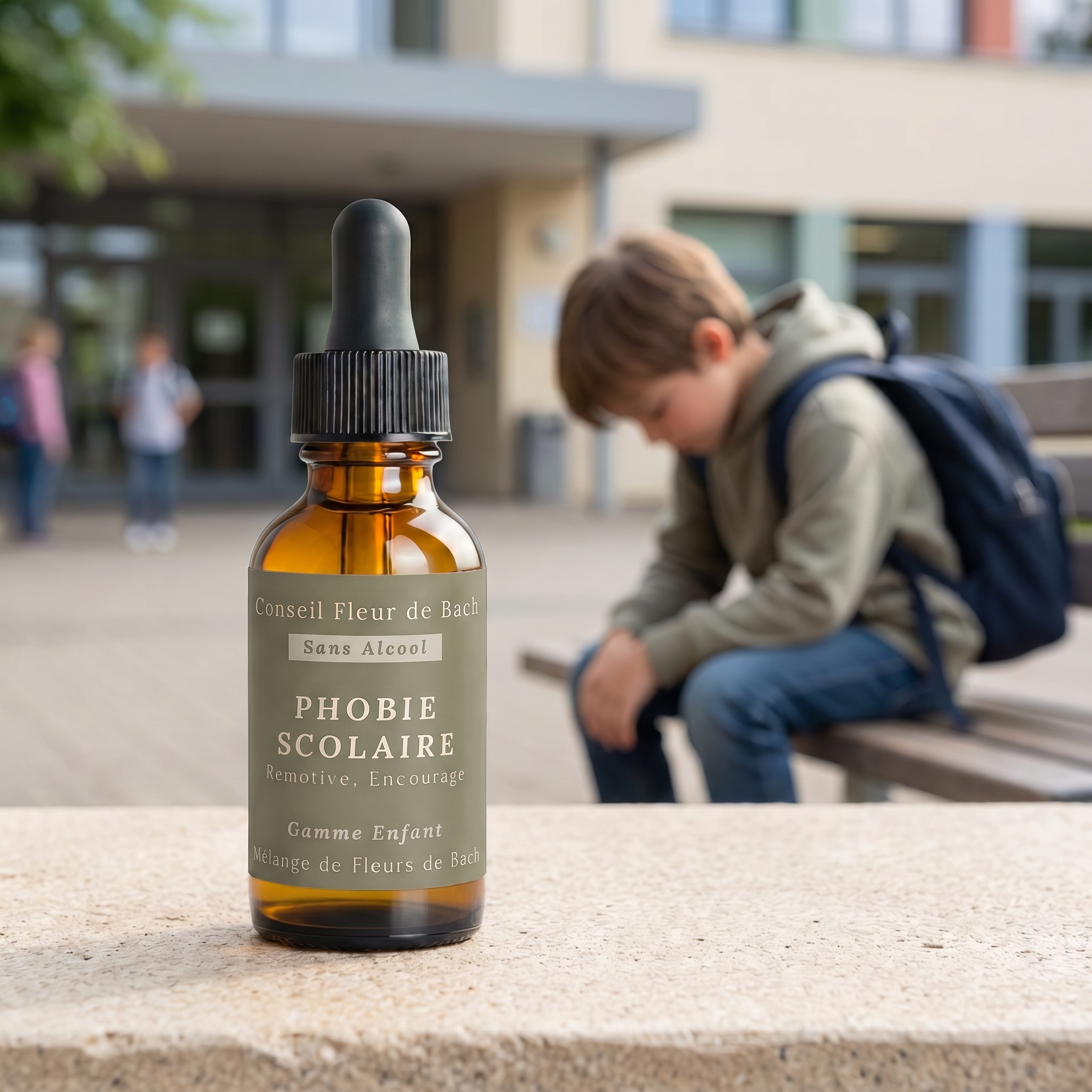 Flores de Bach Fobias Escolares - 30ml Con Alcohol