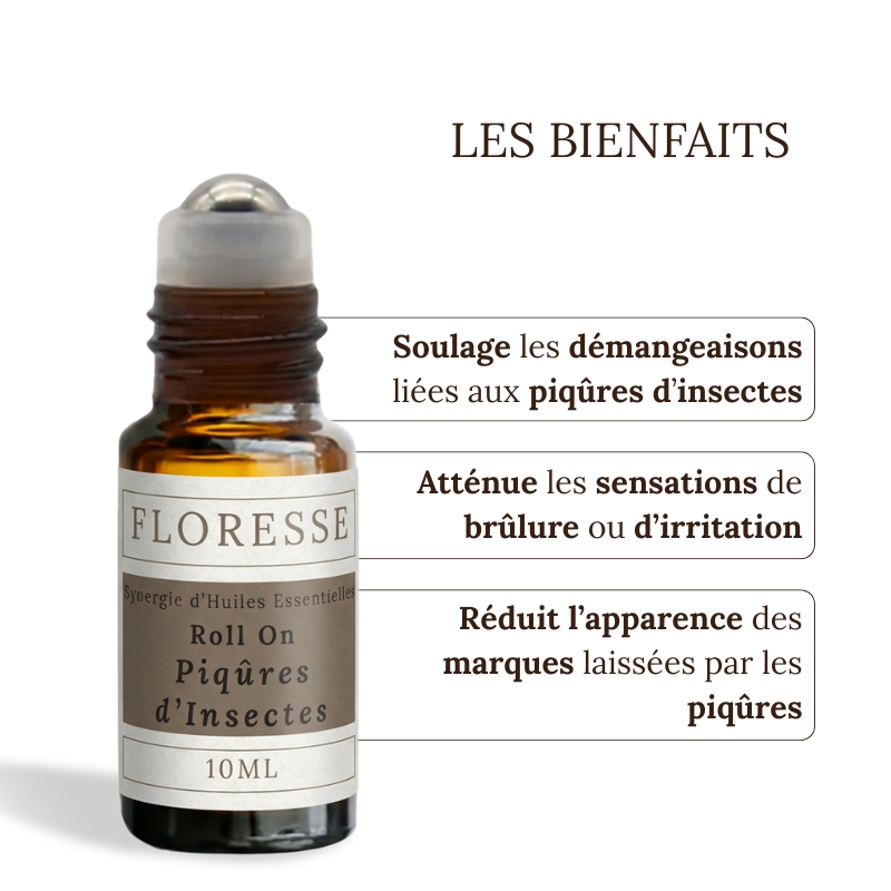 PICADURAS DE INSECTOS - Mezcla de Aceites esenciales - Roll-on - 10 ML