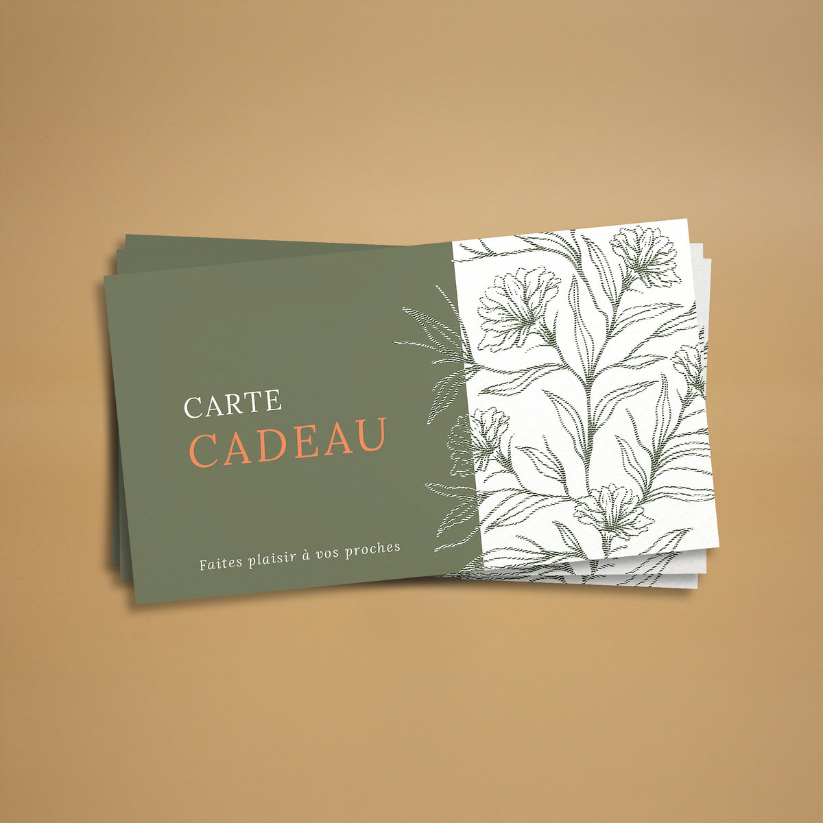 Carte cadeau bien-être naturelle