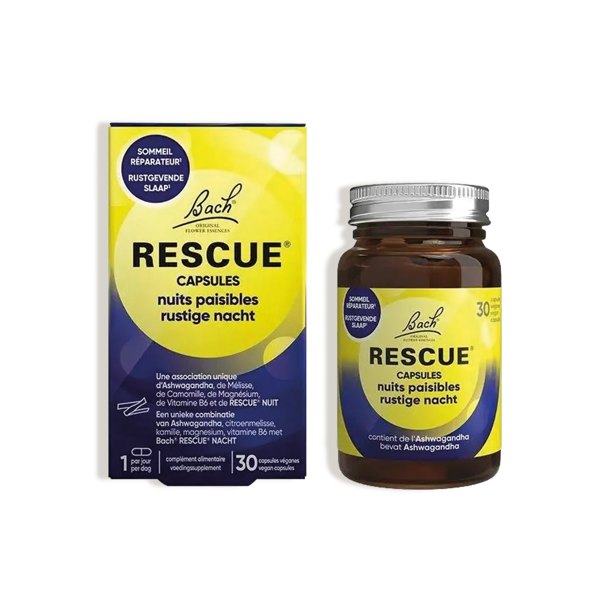 RESCUE® Capsules Nuits Paisibles 30 unités