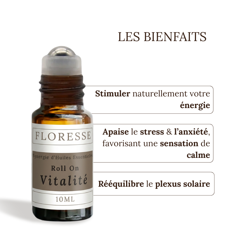 VITALITÉ - Mélange d'Huiles essentielles - 10 ML