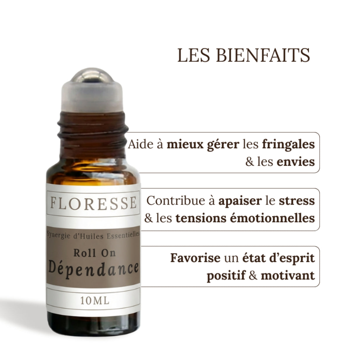 DÉPENDANCE - Mélange d'Huiles essentielles - 10 ML
